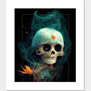 Skull and Beauty Posters and Art